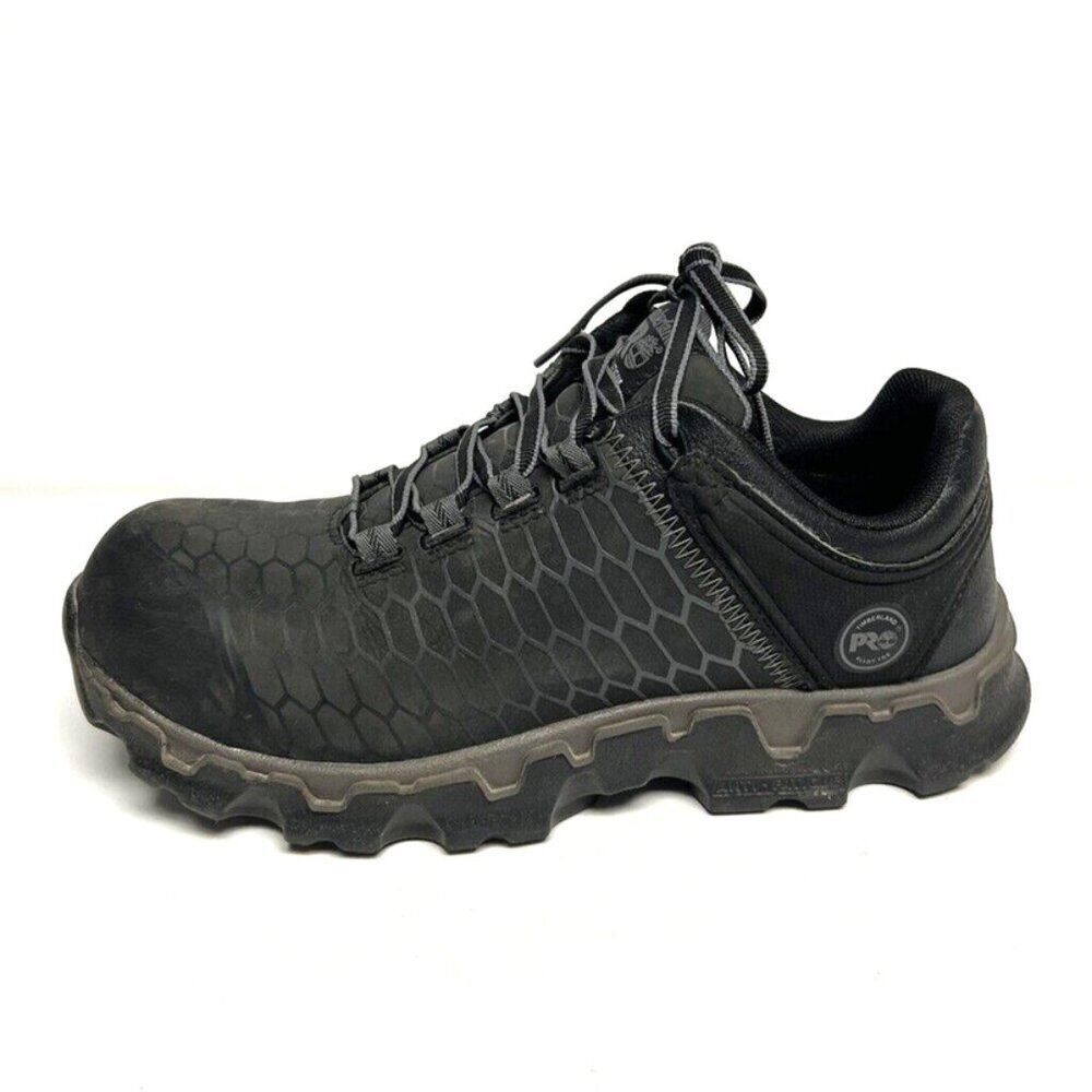 Timberland Pro Womens Powertrain Sport Sneaker Black Size 8.5 M